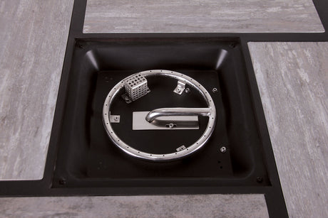 Segovia Black/Gray Fire Pit Table from Furniture of America - Luna Furniture