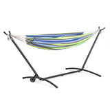 Haley Green/Blue Hammock Stand from Furniture of America - Luna Furniture