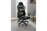 Lynxtyn Black Home Office Desk and Chair -  Ashley - Luna Furniture