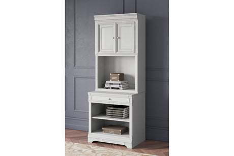 Kanwyn Whitewash Bookcase -  Ashley - Luna Furniture