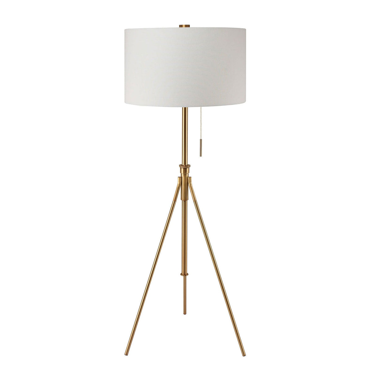 Zaya Stained Gold Floor Lamp from Furniture of America - Luna Furniture