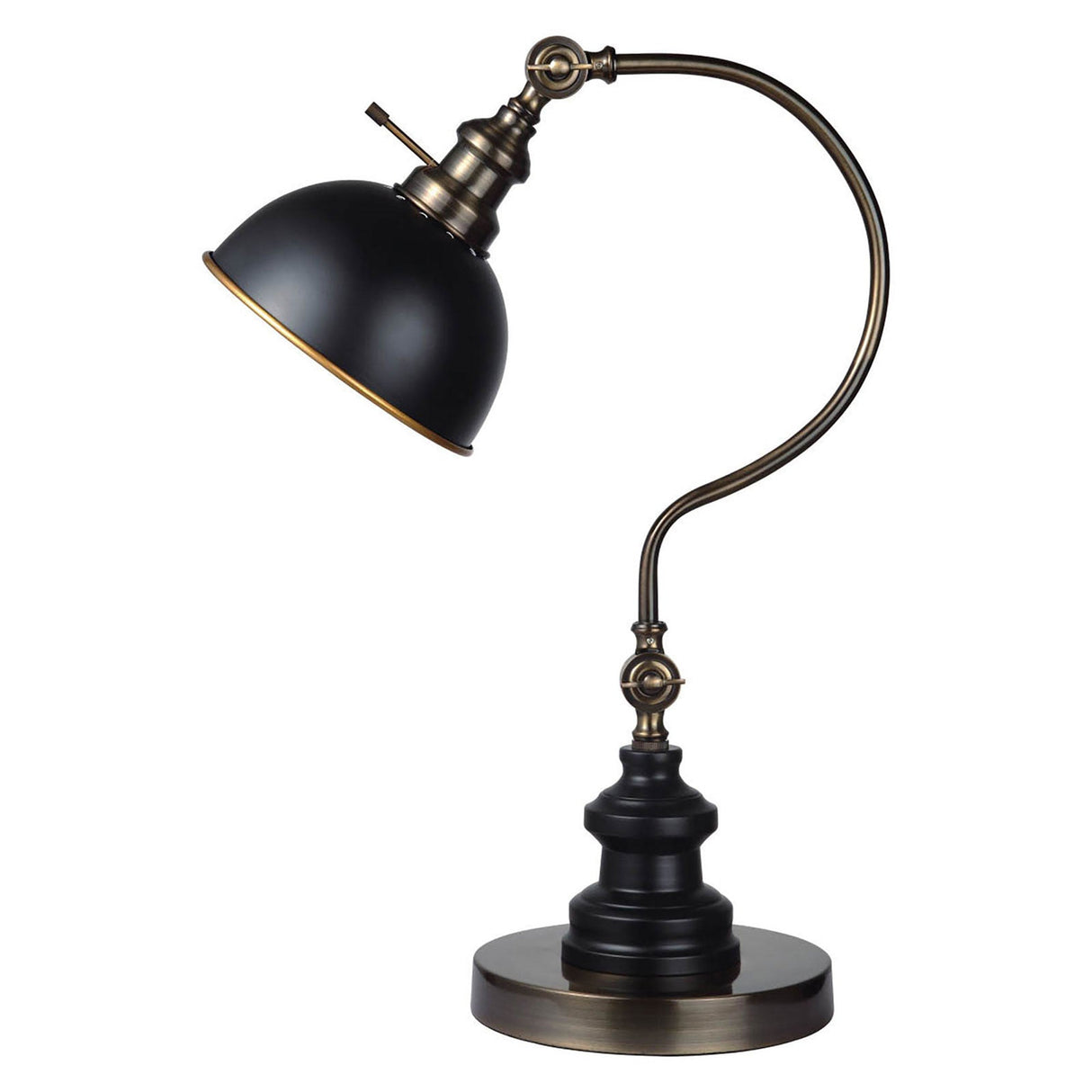 Briar Antique Gold Table Lamp from Furniture of America - Luna Furniture