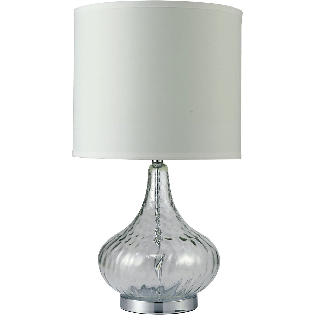 Donna Clear Table Lamp from Furniture of America - Luna Furniture