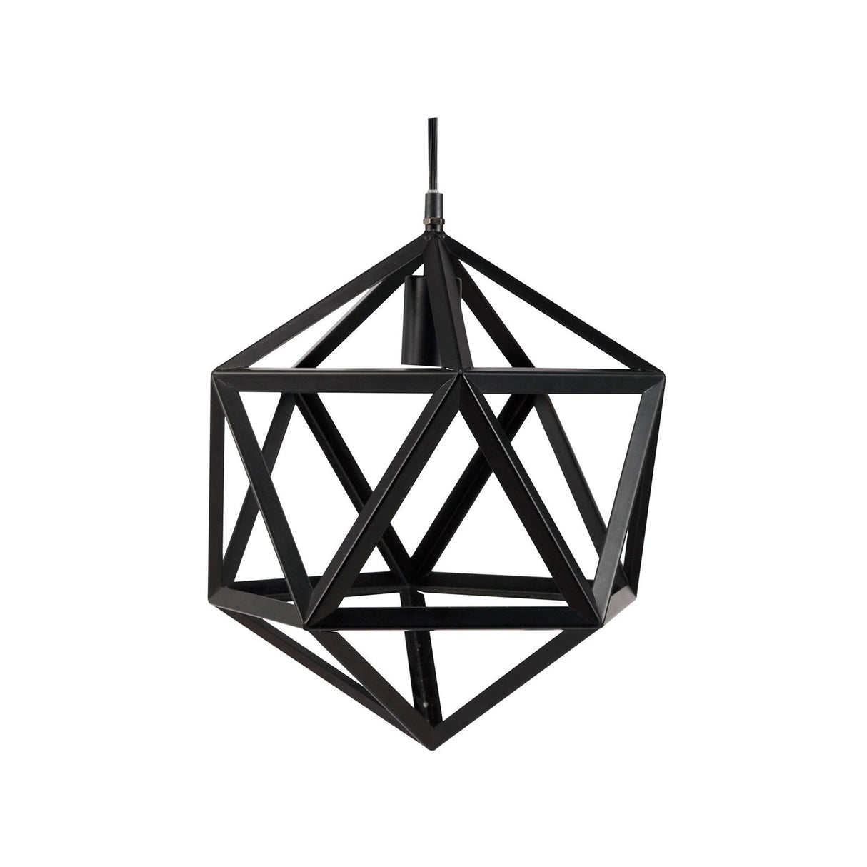 Mea Black Ceiling Lamp from Furniture of America - Luna Furniture