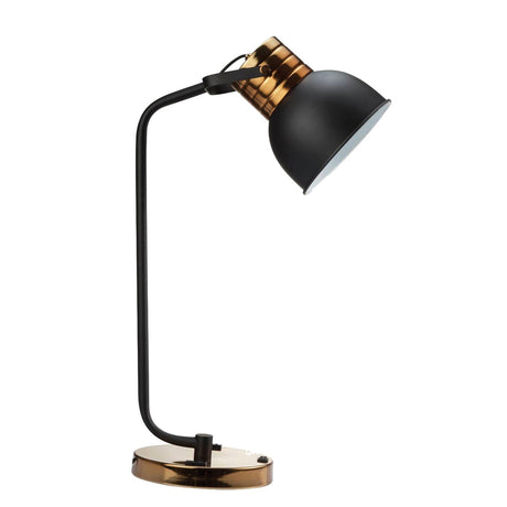 Urien Black/Antique Gold Table Lamp from Furniture of America - Luna Furniture