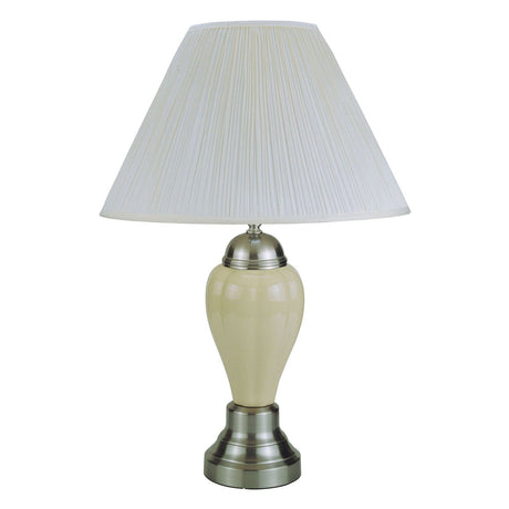 Niki Ivory Table Lamp (6/Box) from Furniture of America - Luna Furniture