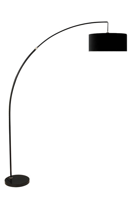 Jess Black Arch Lamp from Furniture of America - Luna Furniture