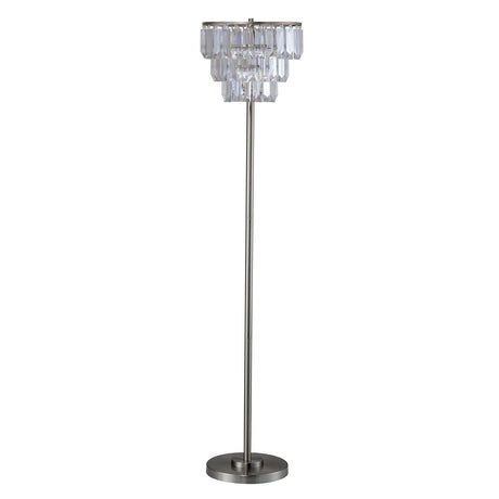 Meg Clear Floor Lamp from Furniture of America - Luna Furniture