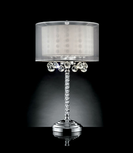 Lila Silver Table Lamp from Furniture of America - Luna Furniture