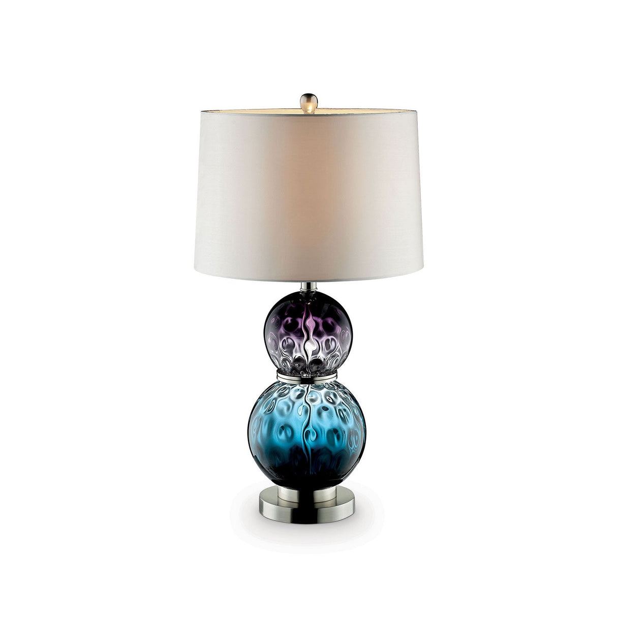 Camila Purple/Blue Table Lamp from Furniture of America - Luna Furniture