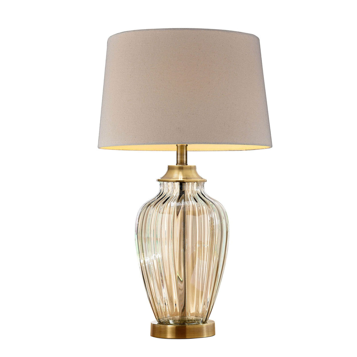 Lee Gold/Clear Table Lamp from Furniture of America - Luna Furniture