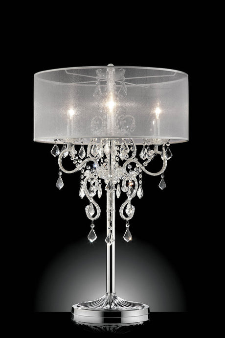 Rigel Silver Table Lamp from Furniture of America - Luna Furniture