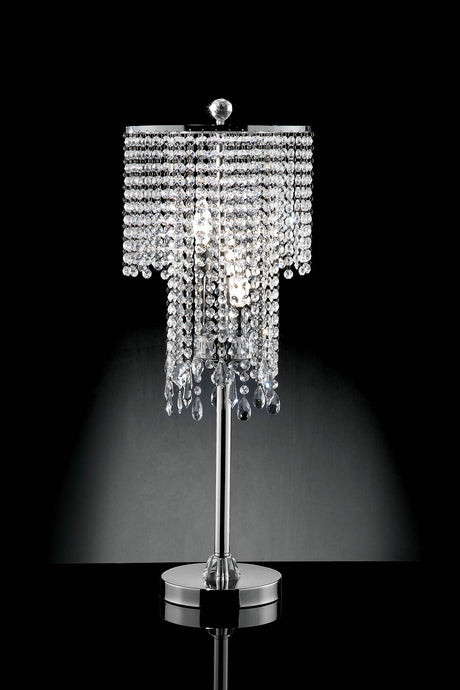 Alrai Clear Table Lamp from Furniture of America - Luna Furniture