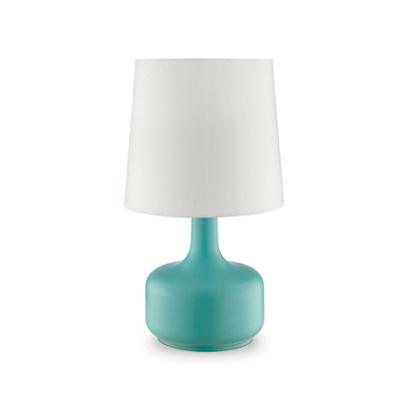 Farah Teal Table Lamp from Furniture of America - Luna Furniture