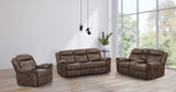 Agata Brown Manual Sofa from Furniture of America - Luna Furniture