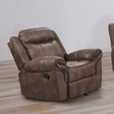 Agata Brown Glider Recliner from Furniture of America - Luna Furniture