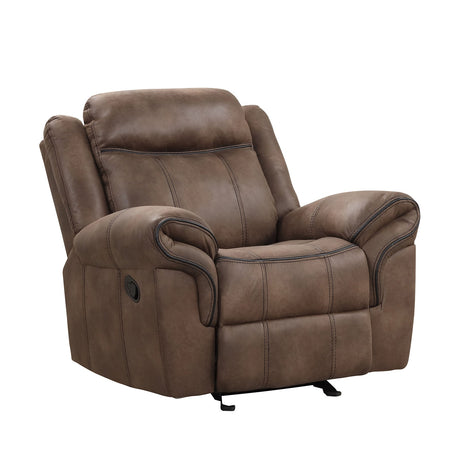 Agata Brown Glider Recliner from Furniture of America - Luna Furniture