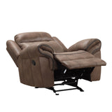 Agata Brown Glider Recliner from Furniture of America - Luna Furniture