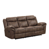 Agata Brown Manual Sofa from Furniture of America - Luna Furniture