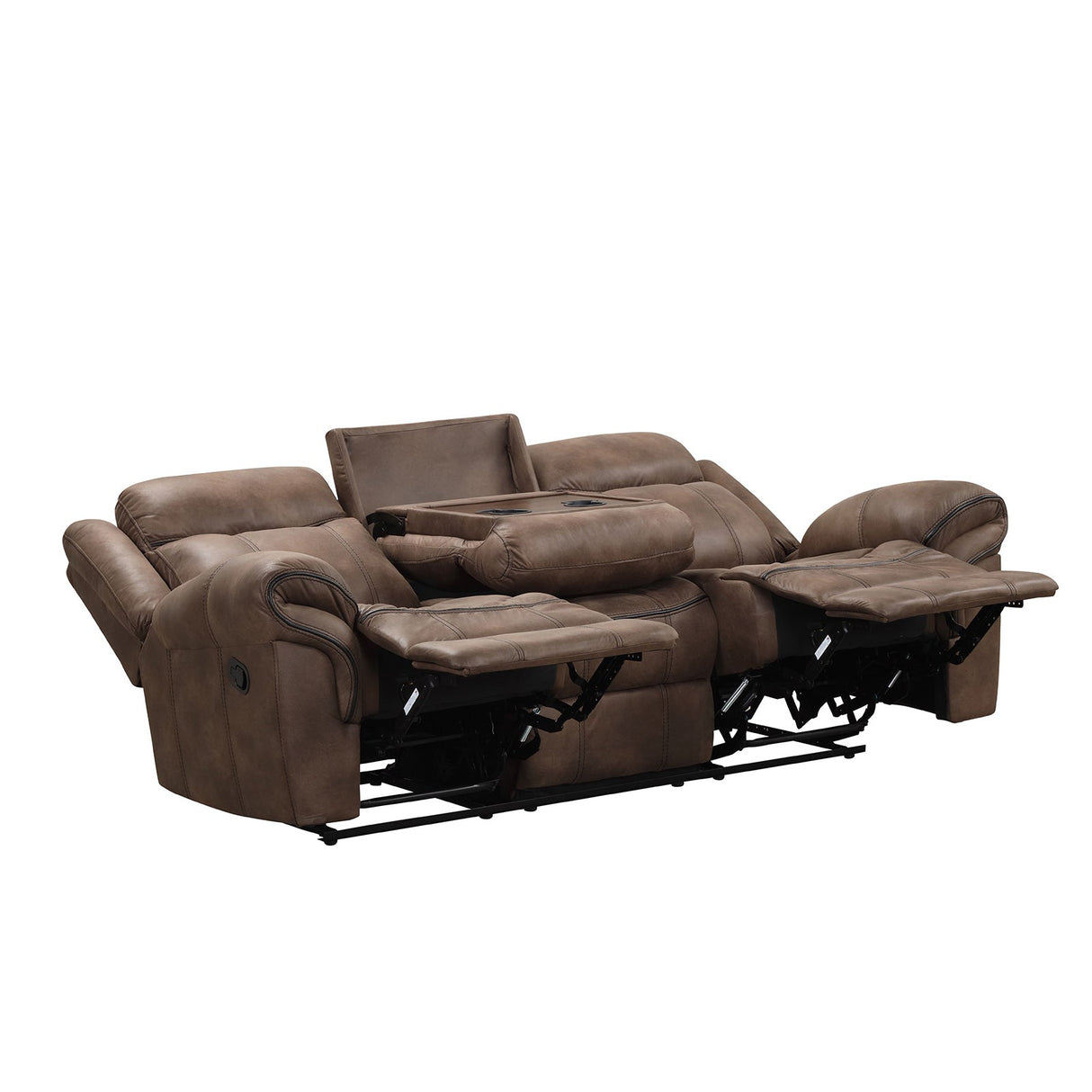 Agata Brown Manual Sofa from Furniture of America - Luna Furniture