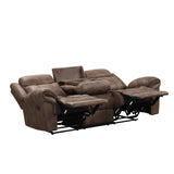 Agata Brown Manual Sofa from Furniture of America - Luna Furniture