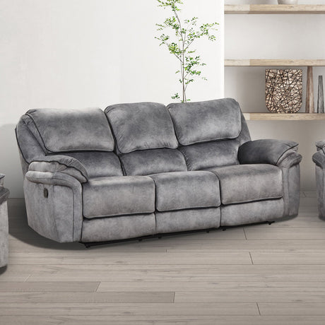 Themis Gray Manual Sofa from Furniture of America - Luna Furniture