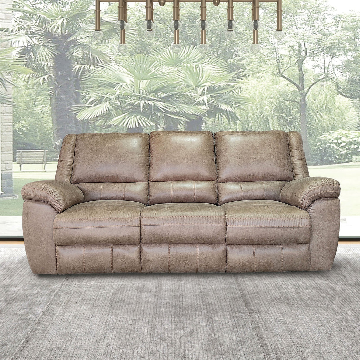 Jambi Brown Sofa from Furniture of America - Luna Furniture