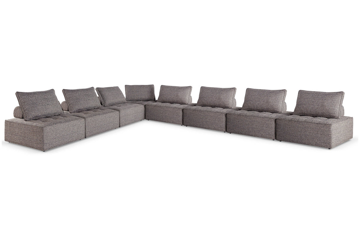 Bree Zee Brown 8-Piece Outdoor Modular Seating from Ashley - Luna Furniture