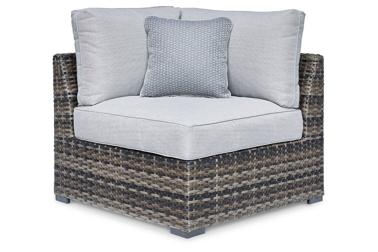 Harbor Court Gray 4-Piece Outdoor Sectional -  Ashley - Luna Furniture