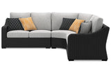 Beachcroft Black 3-Piece Outdoor Sectional -  Ashley - Luna Furniture