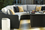 Beachcroft Black 3-Piece Outdoor Sectional -  Ashley - Luna Furniture