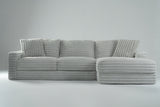 Comfrey Gray Sectional W/Cupholders -  Nova Furniture - Luna Furniture