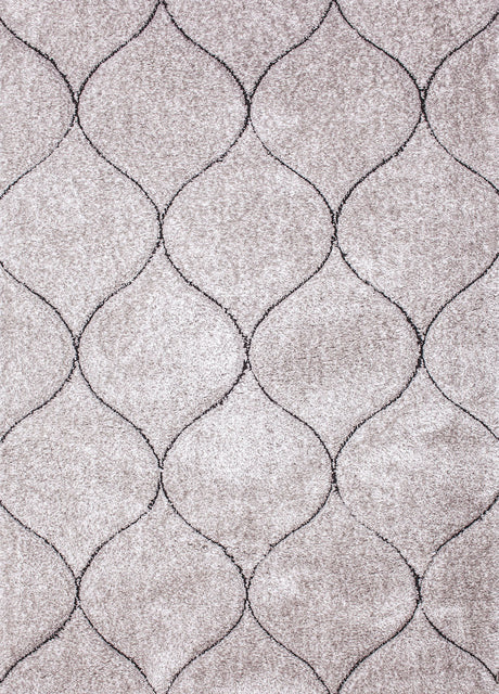 Hepsiba Ogee Beige Area Rug from Furniture of America - Luna Furniture