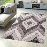 Hepsiba Drop Taupe Area Rug from Furniture of America - Luna Furniture