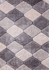 Hepsiba Diamond Taupe Area Rug from Furniture of America - Luna Furniture