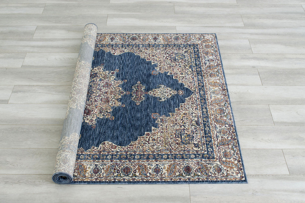 Payas Blue/Multi Area Rug from Furniture of America - Luna Furniture