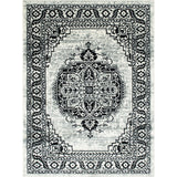 Serang Gray/Black Area Rug from Furniture of America - Luna Furniture