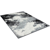 Serang Gray/Black Area Rug from Furniture of America - Luna Furniture