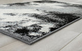 Serang Gray/Black Area Rug from Furniture of America - Luna Furniture