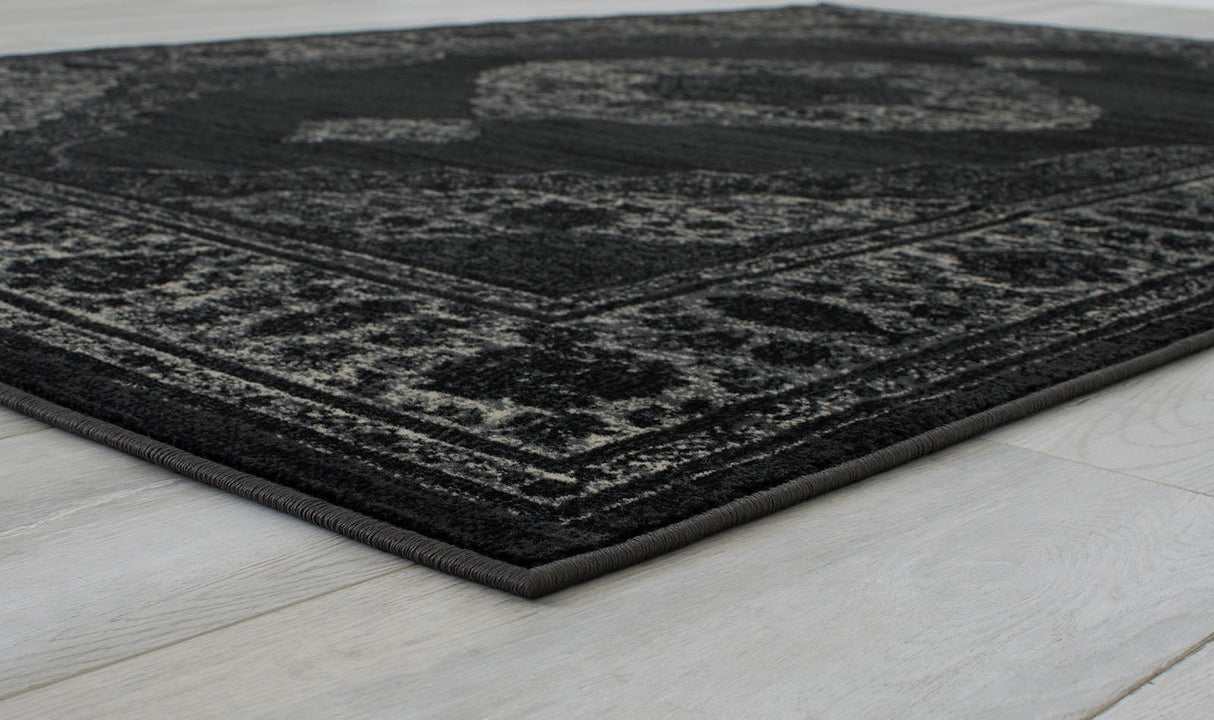 Kozlu Dark Gray Area Rug from Furniture of America - Luna Furniture