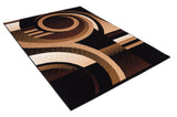 Blitar Brown/Black Area Rug from Furniture of America - Luna Furniture