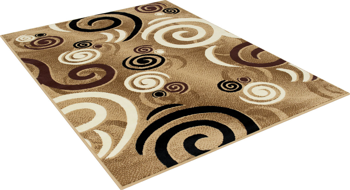 Blitar Brown Area Rug from Furniture of America - Luna Furniture