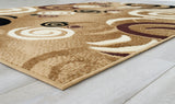 Blitar Brown Area Rug from Furniture of America - Luna Furniture