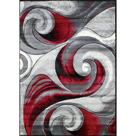 Niksar Red Area Rug from Furniture of America - Luna Furniture