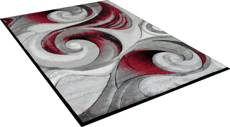 Niksar Red Area Rug from Furniture of America - Luna Furniture