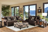 Bonaventura Brown Loveseat from Furniture of America - Luna Furniture