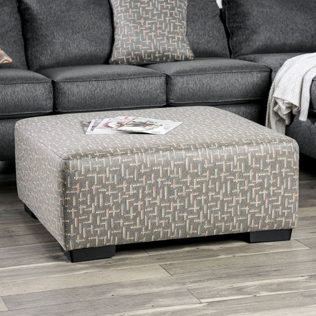 Earl Gray Ottoman from Furniture of America - Luna Furniture