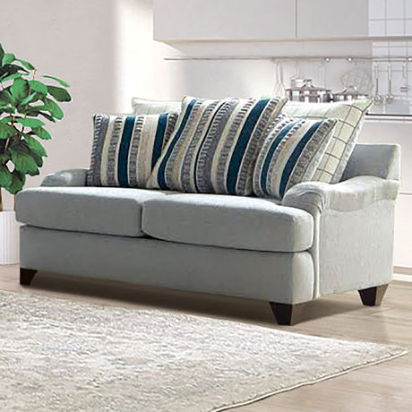 Plaistow Gray Loveseat from Furniture of America - Luna Furniture