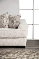 Moorpark Off-White Sectional from Furniture of America - Luna Furniture