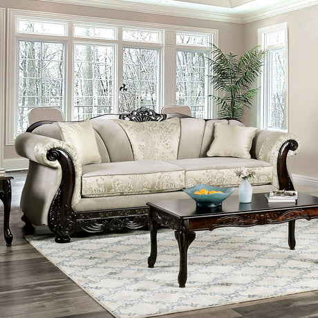 Newdale Ivory Sofa from Furniture of America - Luna Furniture